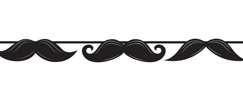Guirlande moustache