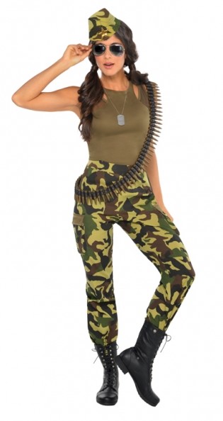 Déguisement militaire femme