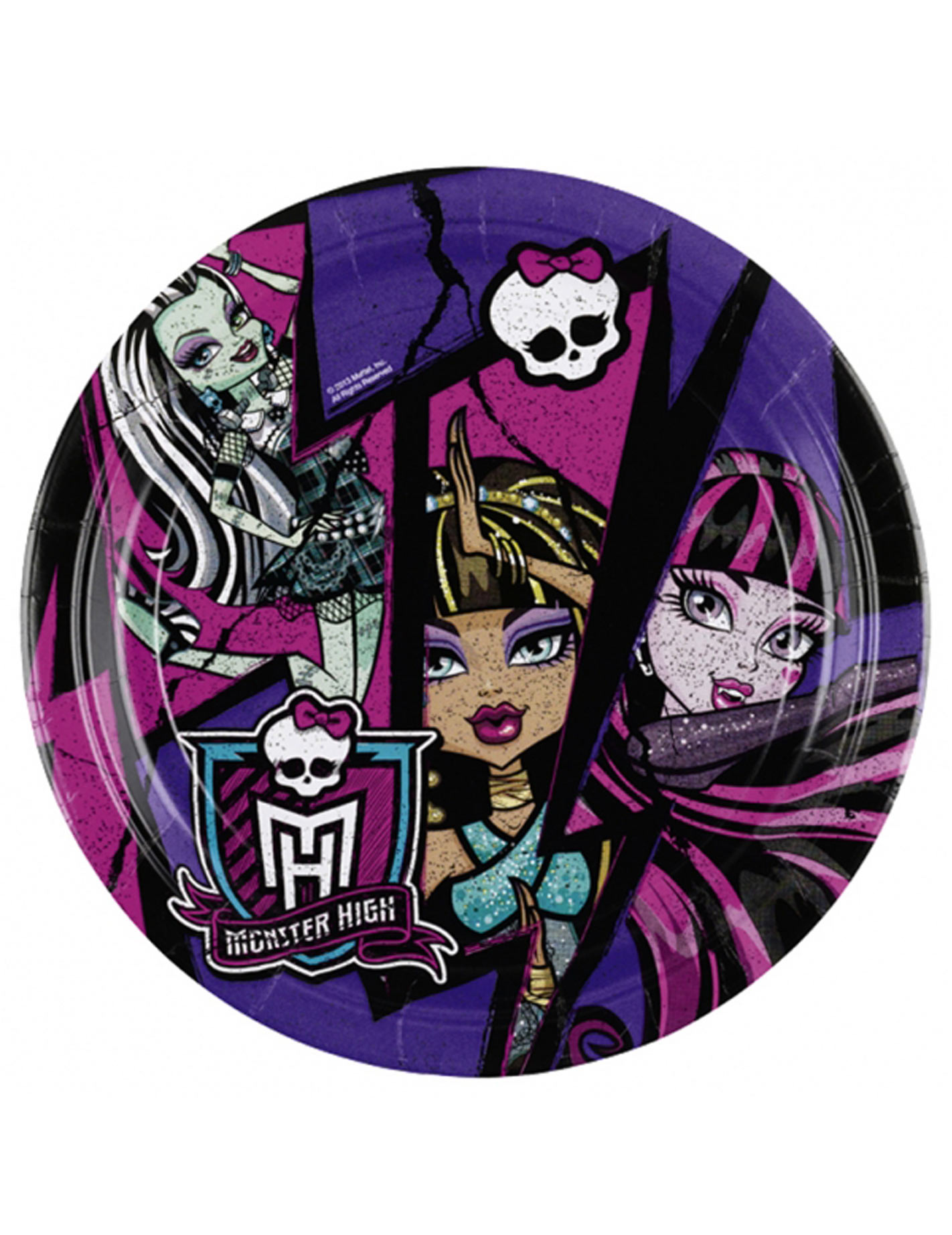 8 assiettes Monster High 2