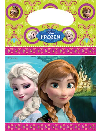 6 Sacs de fête la Reine des neiges