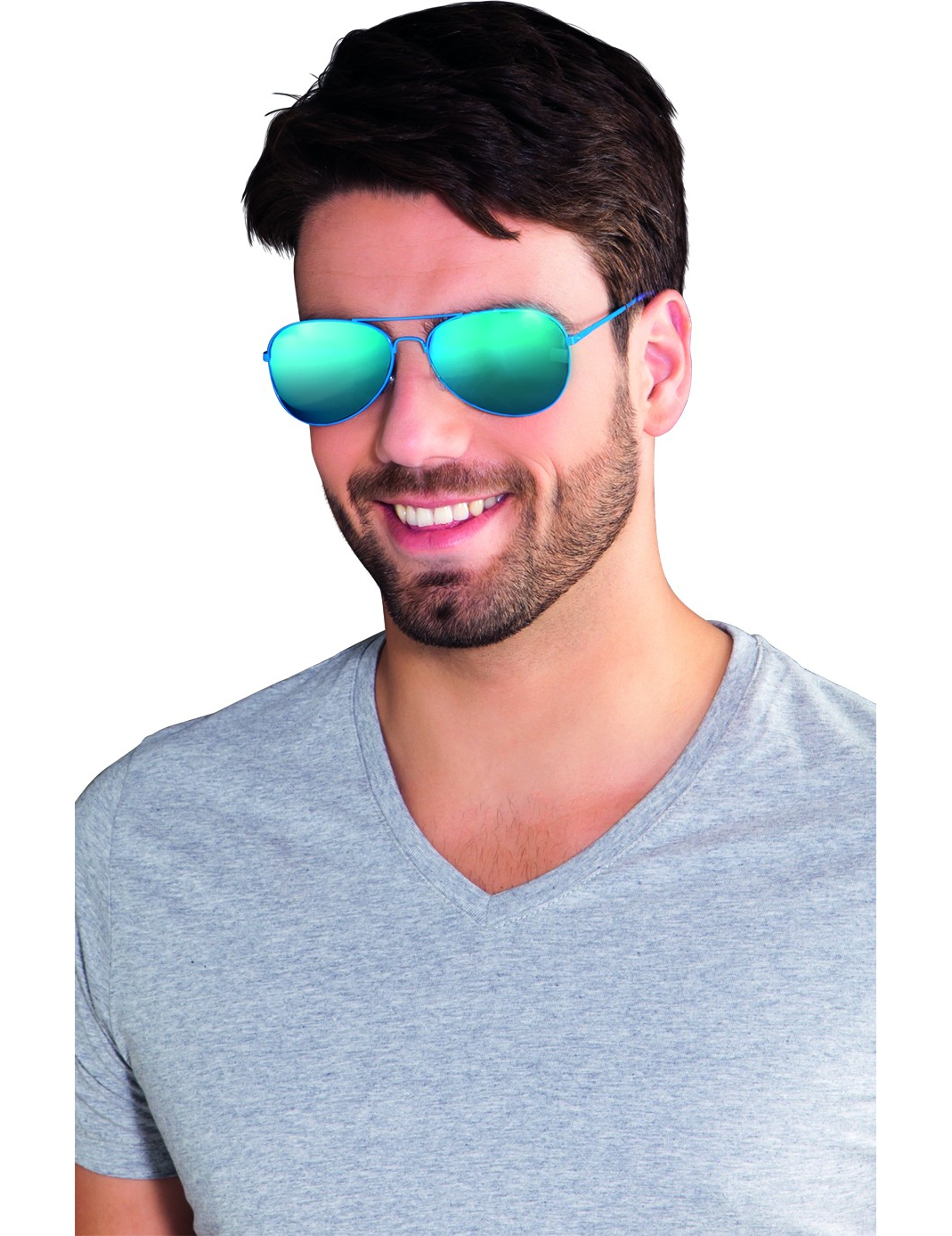 Lunettes police bleues adulte