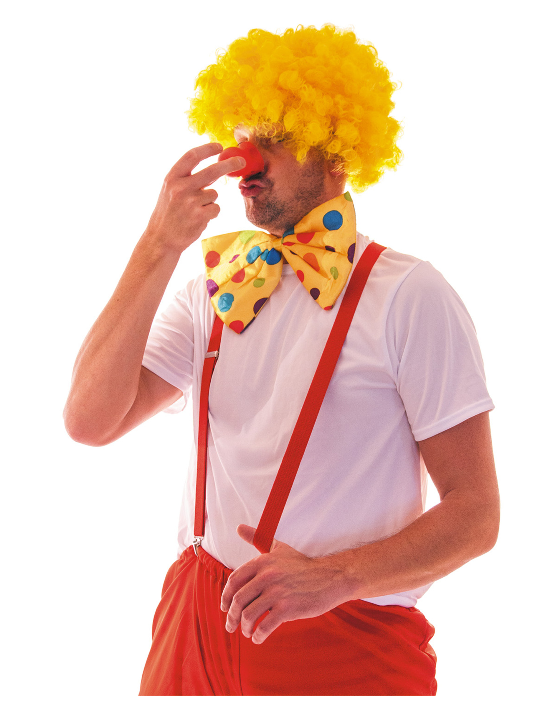 Bretelles rouges adulte