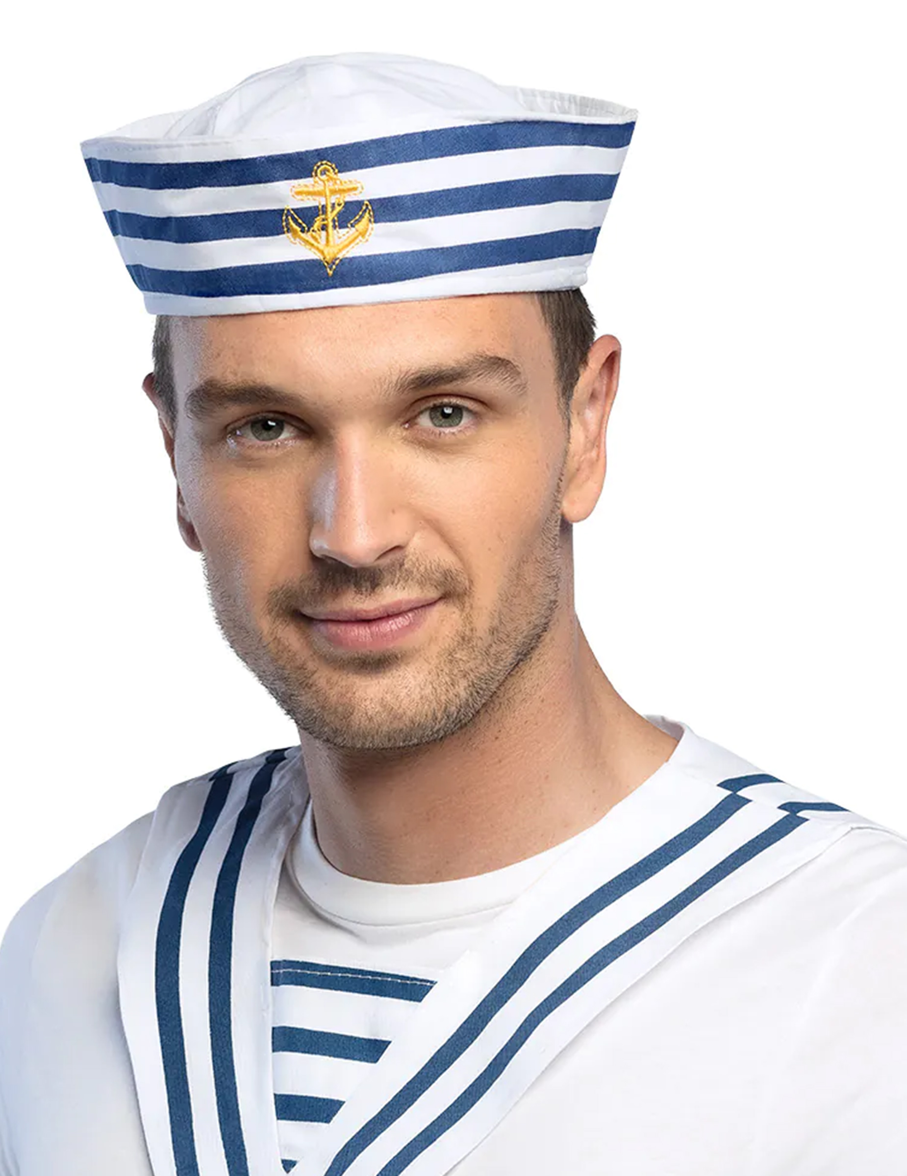 Chapeau marin rayé adulte