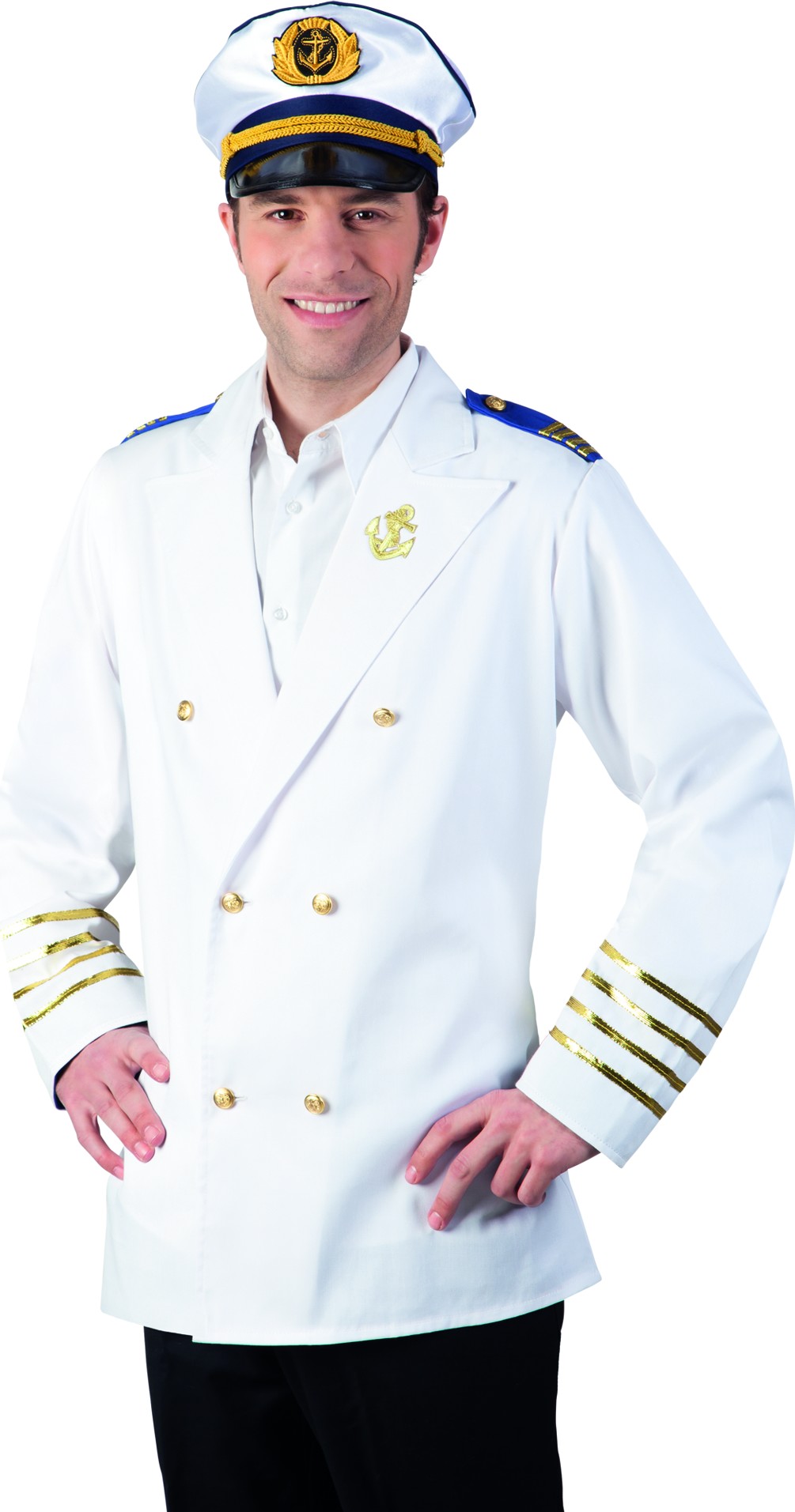 Veste capitaine marin adulte