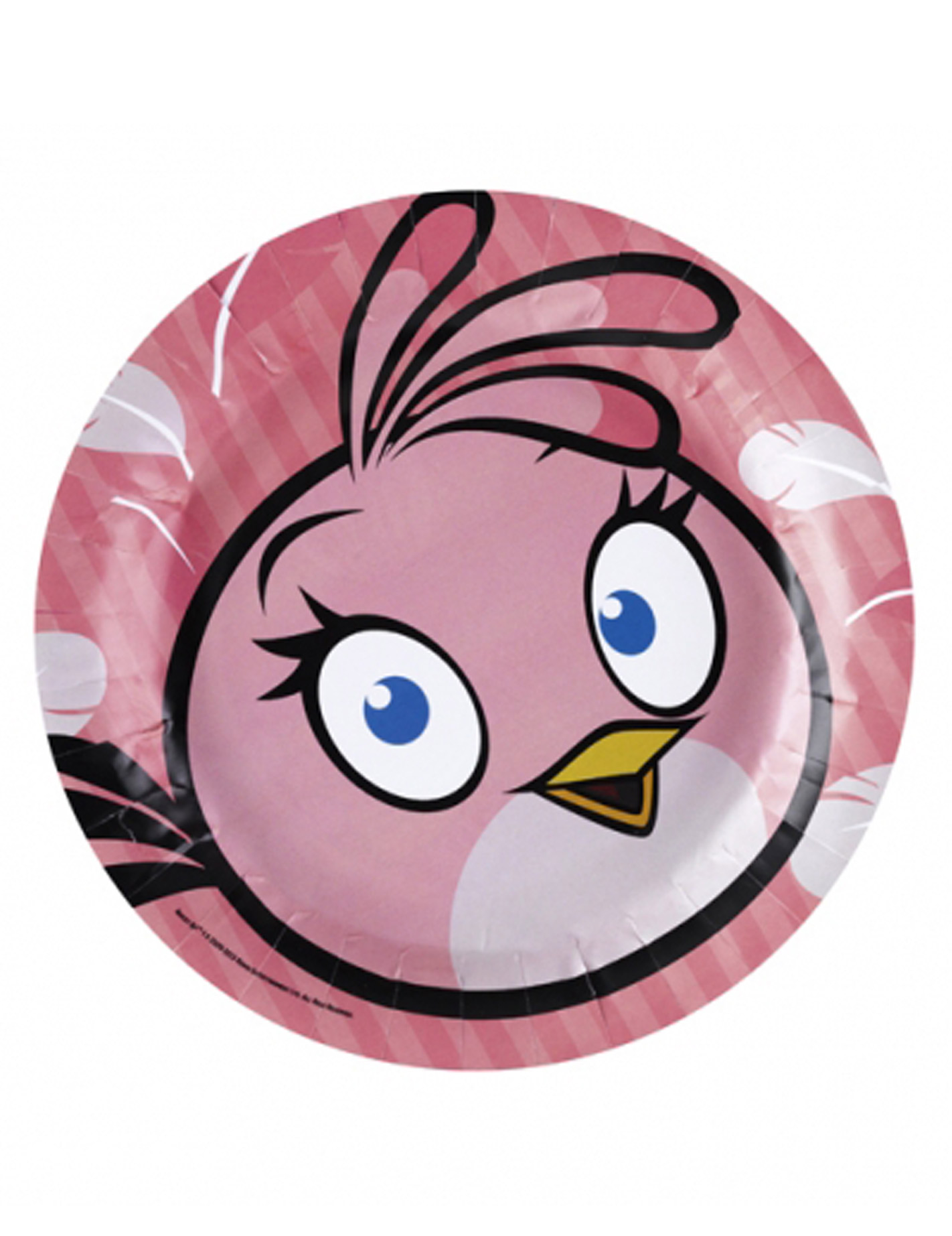 8 assiettes pink bird