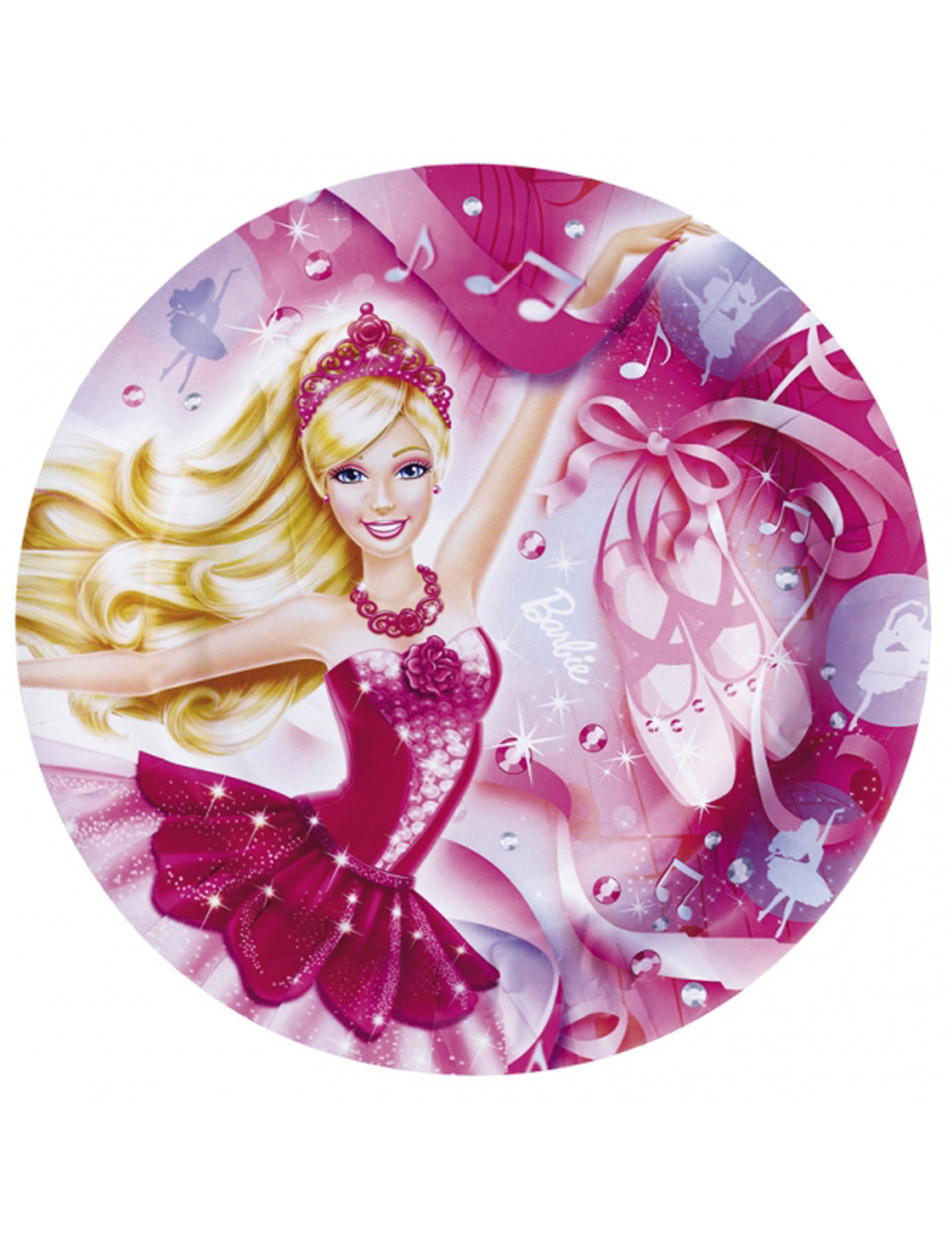 8 assiettes Barbie