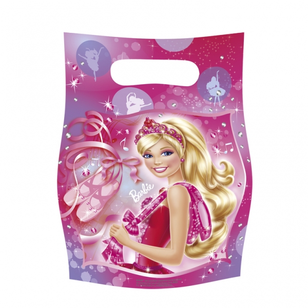 6 Sacs de fête Barbie