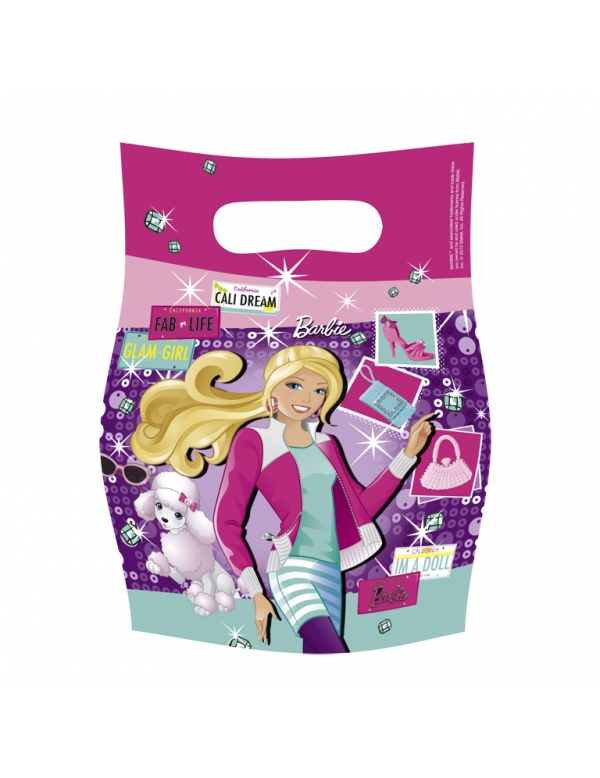 6 sacs de fête Barbie fashion