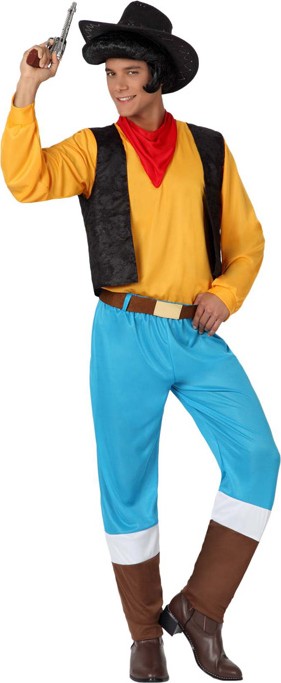 Déguisement cowboy jaune homme