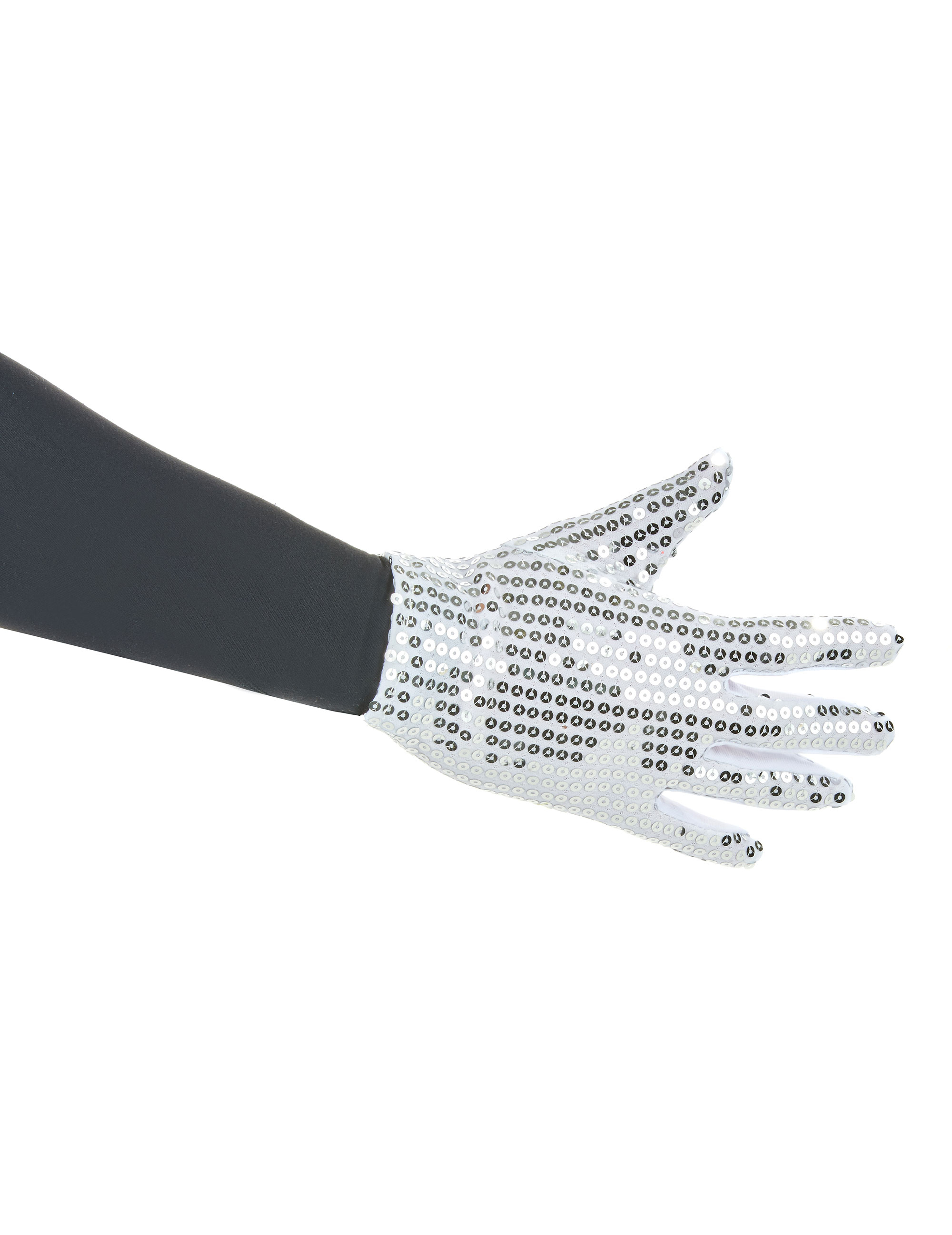 Gant court sequin argent adulte