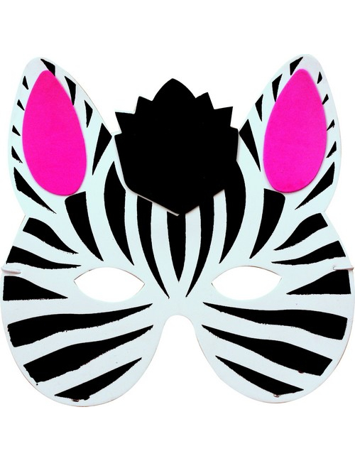 Masque zèbre enfant