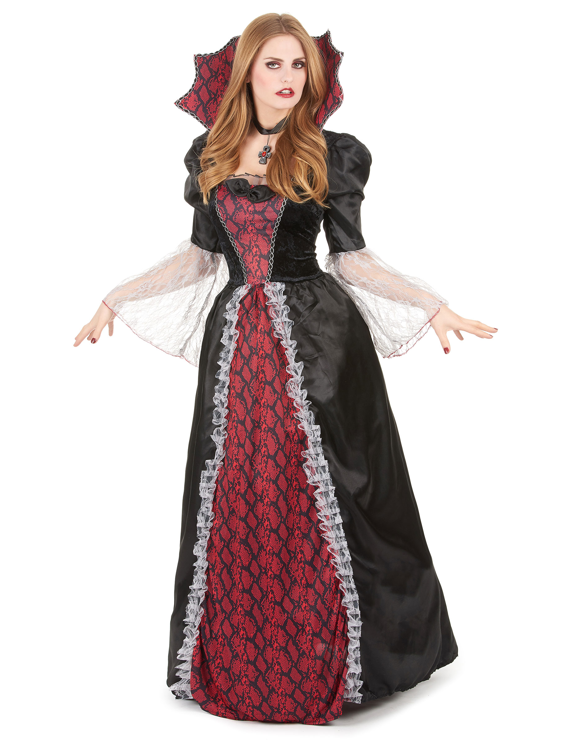 Déguisement deluxe vampire baroque femme