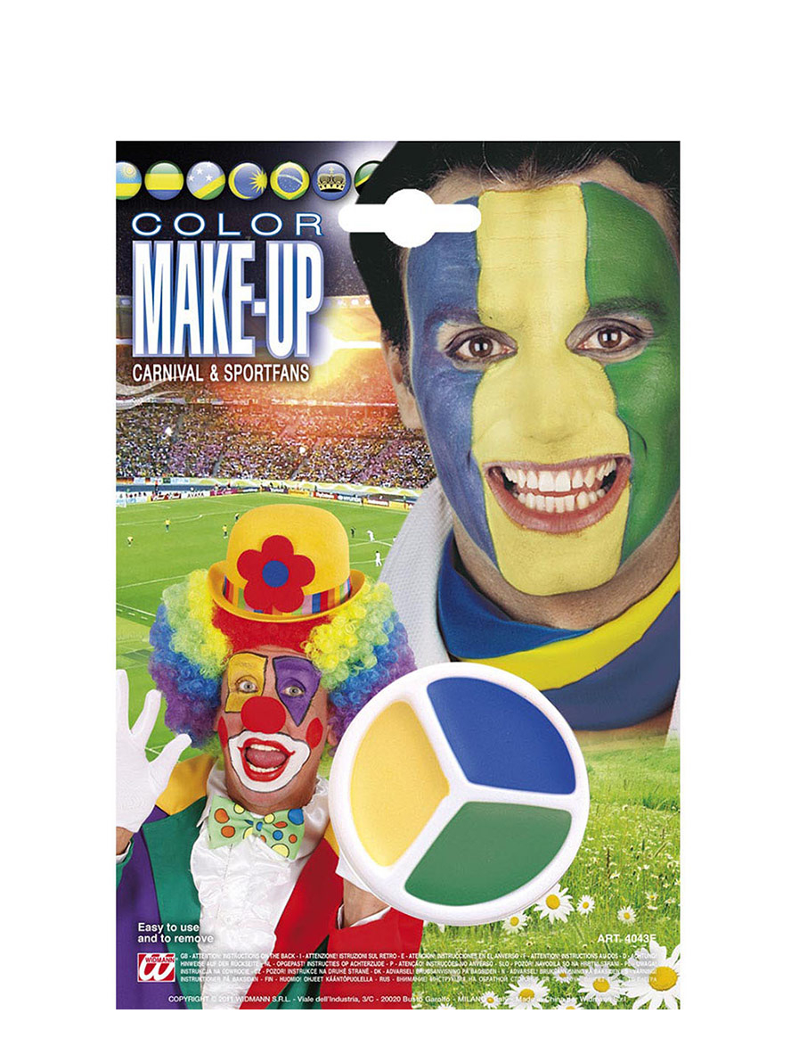Maquillage supporter Brésil