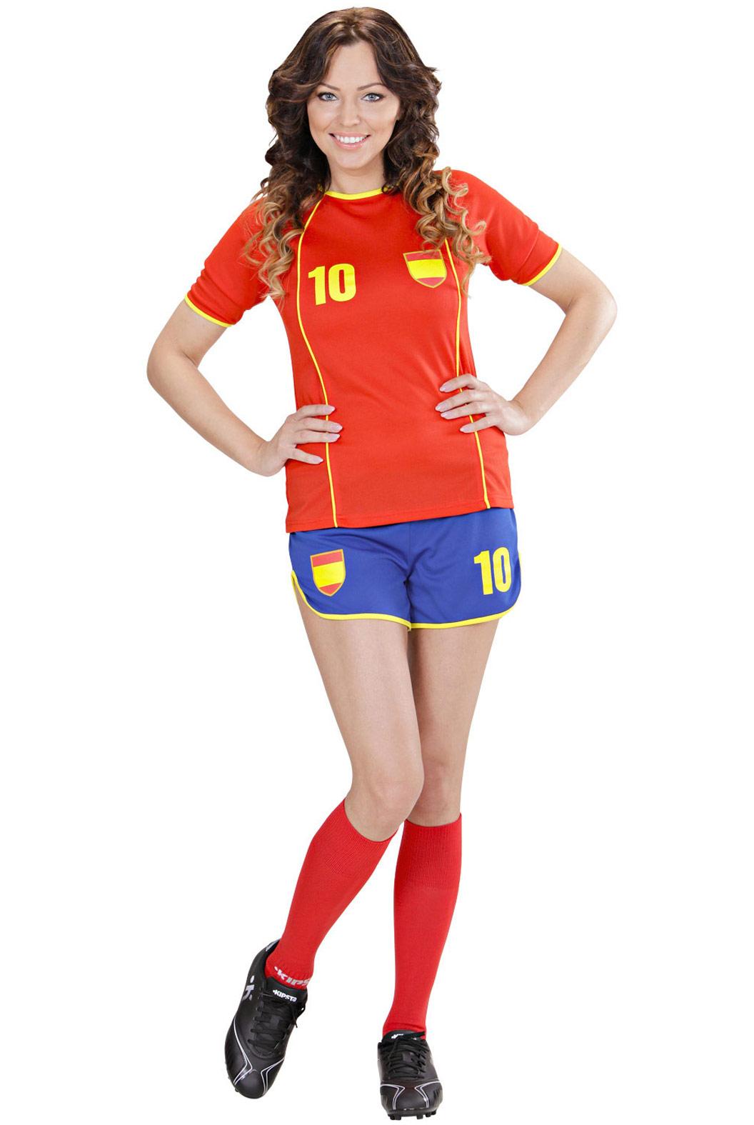 Déguisement footballeur Espagne femme