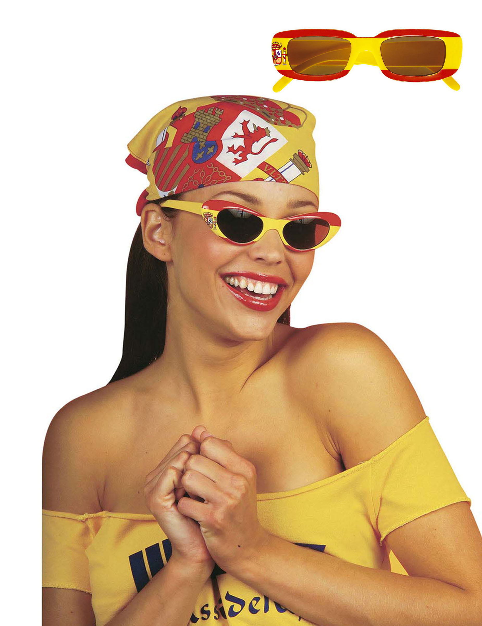 Lunettes supporter Espagne adulte
