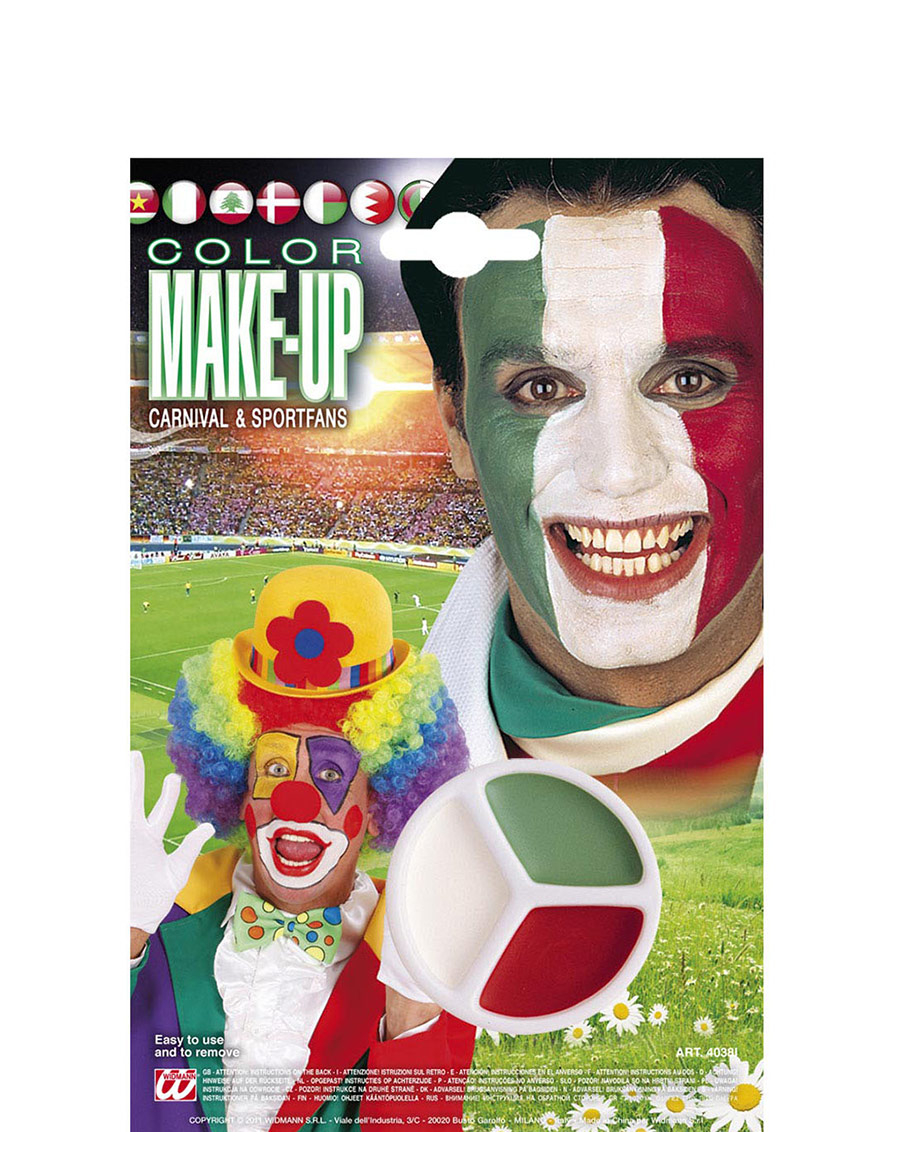 Maquillage supporter Italie