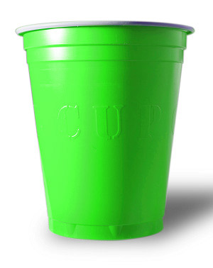 20 Gobelets américains verts 53cl