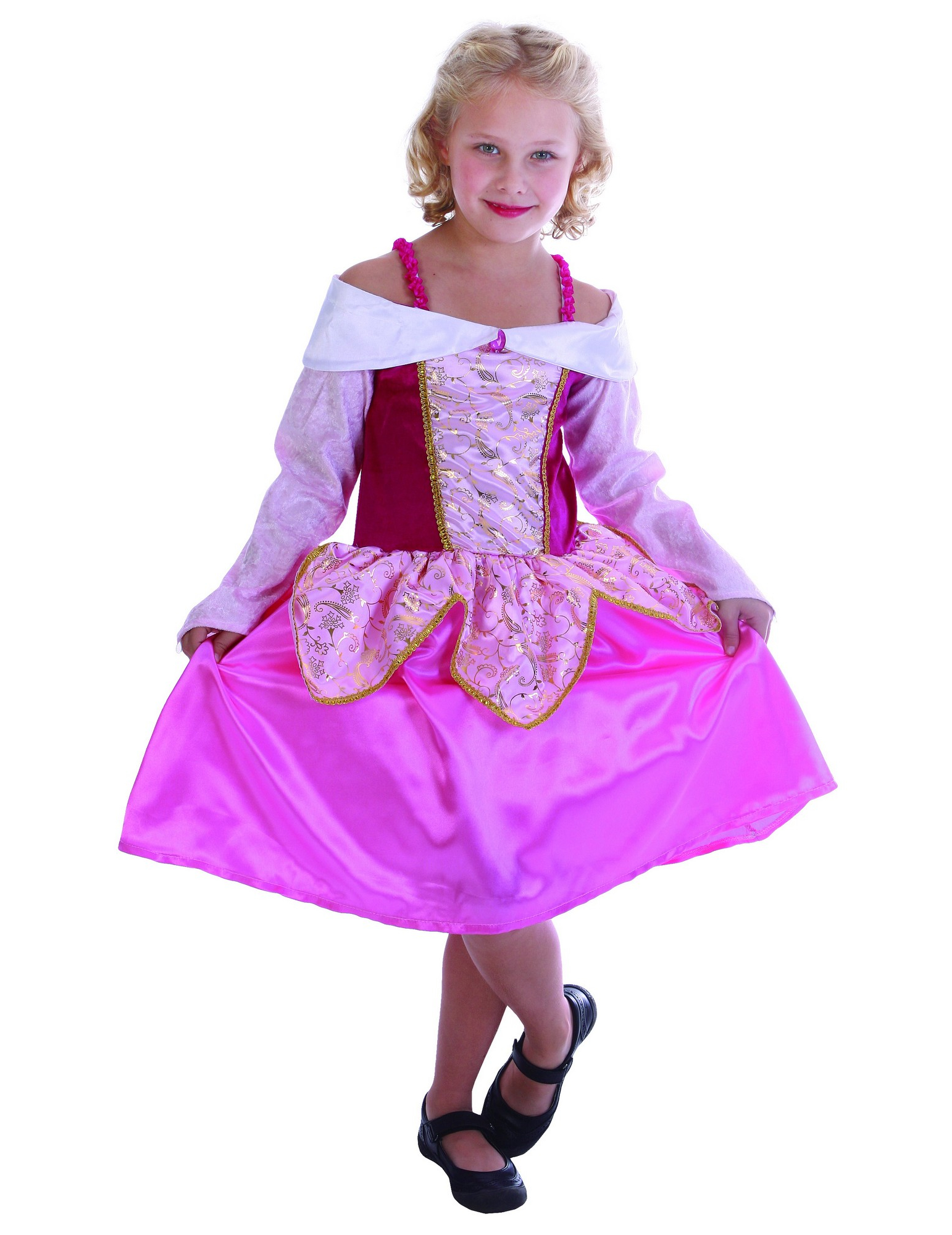 Déguisement princesse bonbon rose fille