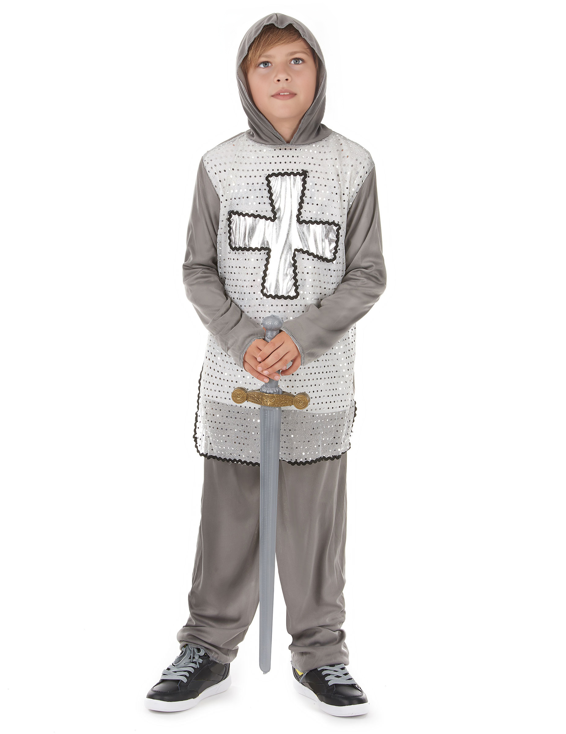 Déguisement chevalier gris garçon