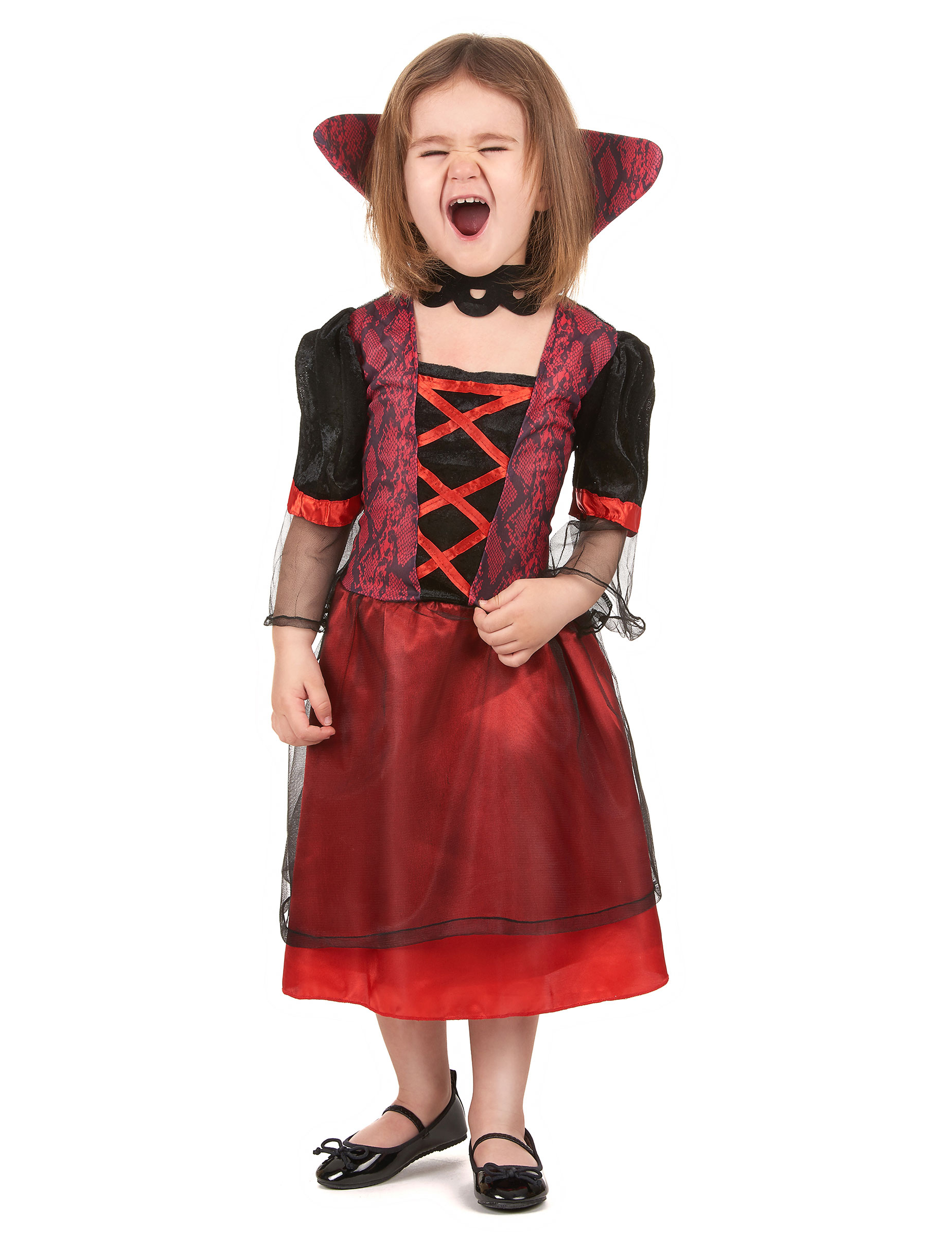 Déguisement vampire rouge fille