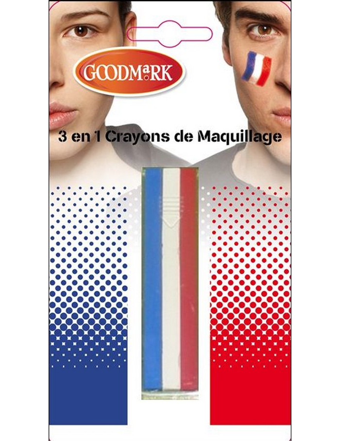 Crayons maquillage supporter France