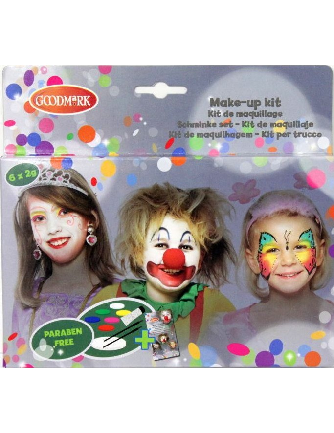 Palette maquillage 6 couleurs fille