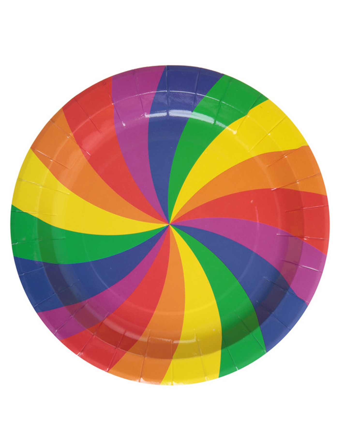 10 Assiettes Arc-en-ciel