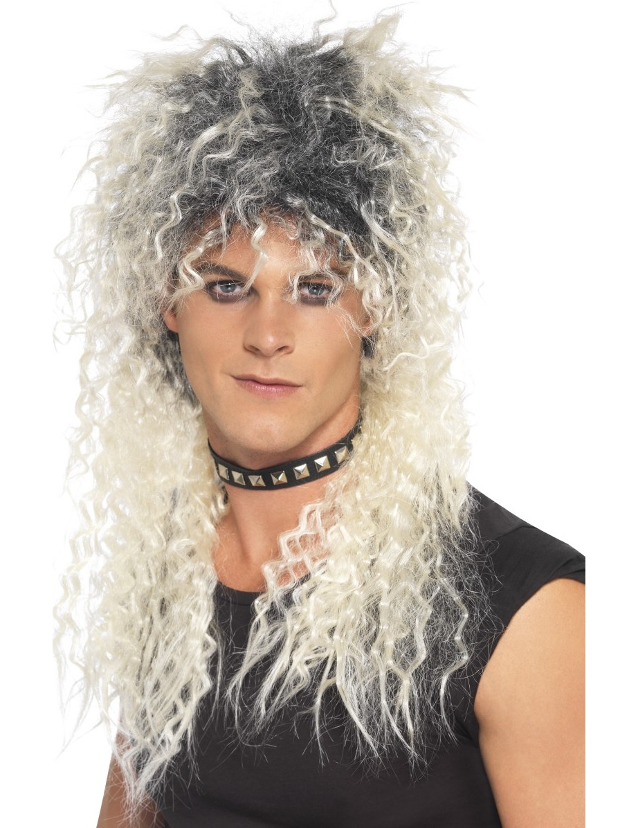 Perruque blonde punk adulte