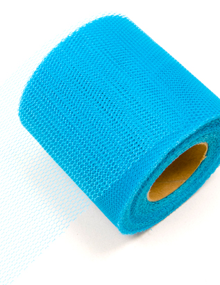 Rouleau de tulle bleu turquoise 20 mètres