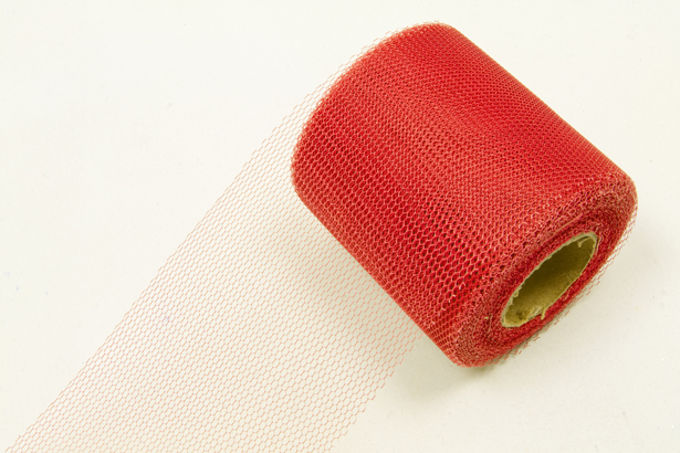 Rouleau de tulle rouge 20 mètres