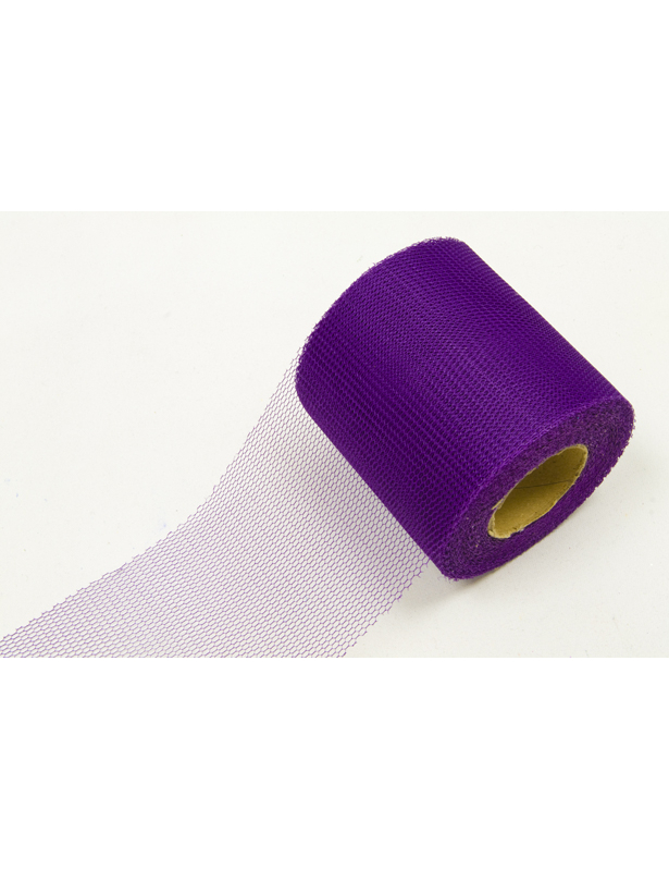 Rouleau de tulle violet 20 mètres