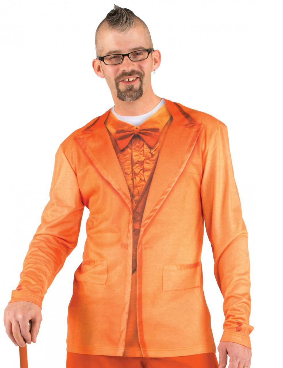 T-Shirt costume orange adulte