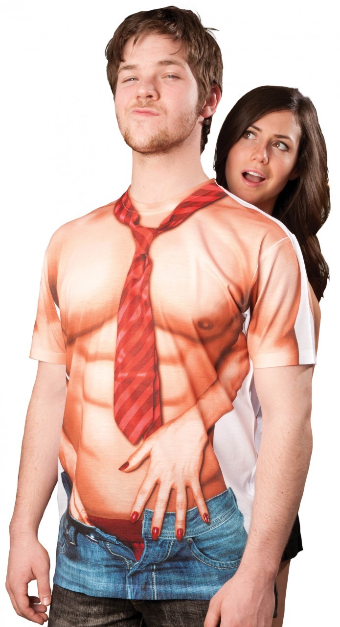 T-Shirt torse nu sexy homme
