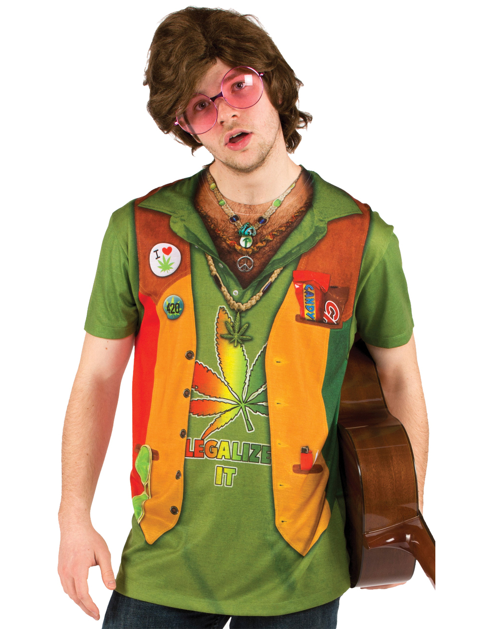 T-Shirt Hippie adulte