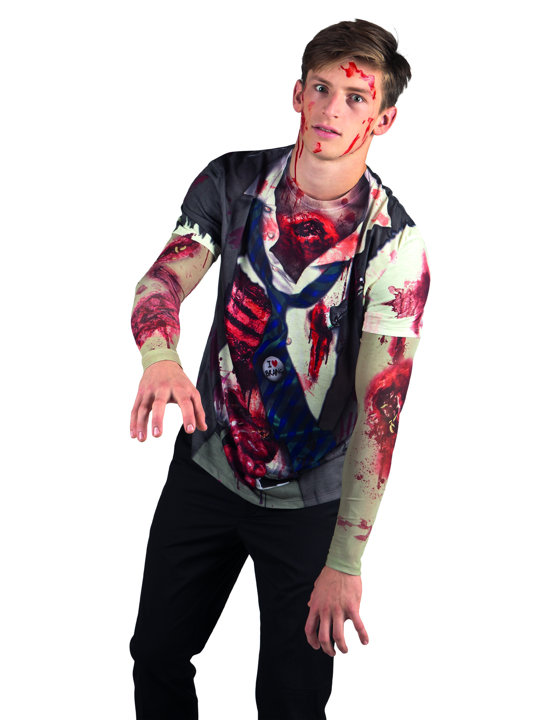 T-Shirt zombie adulte Halloween