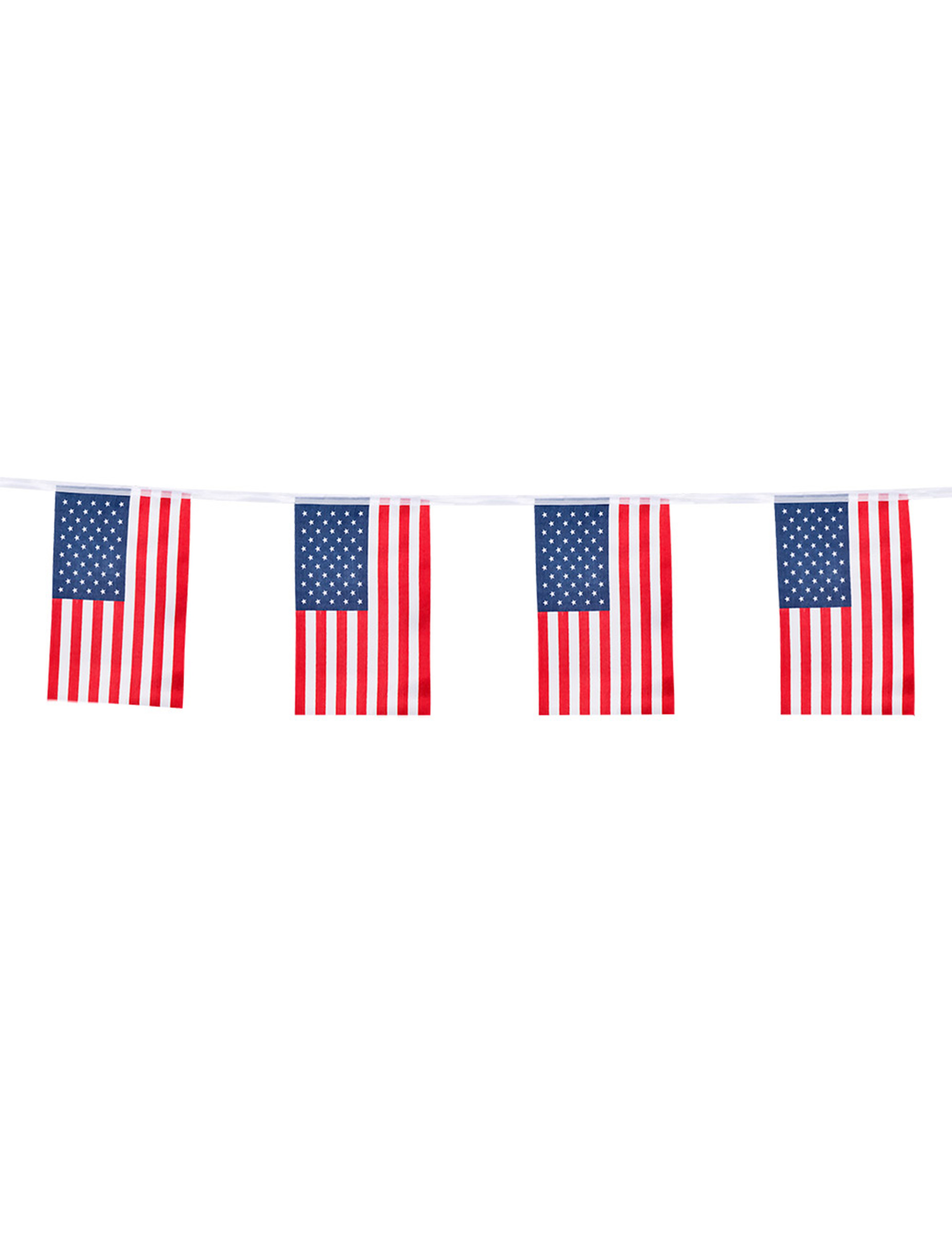 Guirlande fanions USA 4 mètres