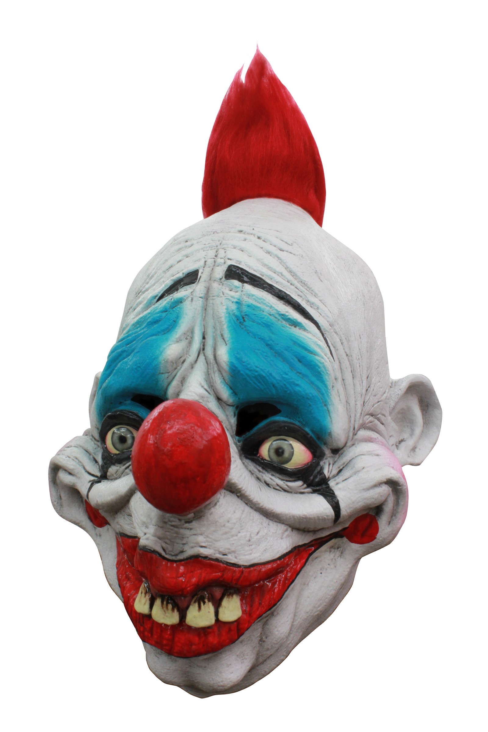Masque 3/4 de clown rouge