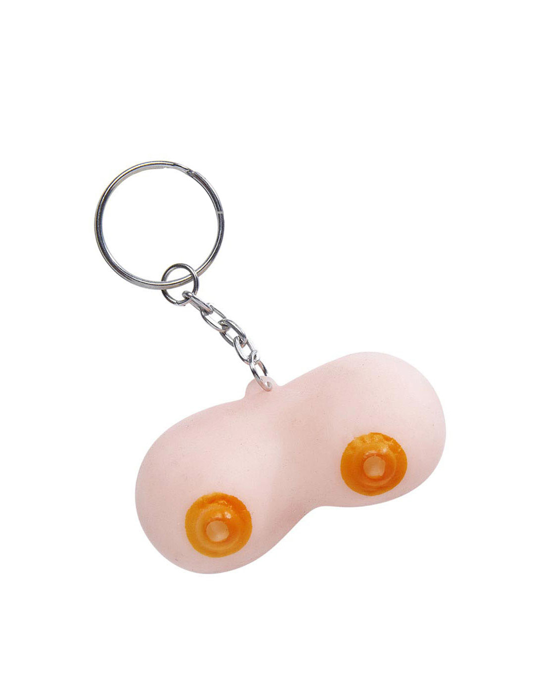 Porte-clés anti-stress seins