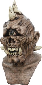 Masque intégral cyclope à cornes