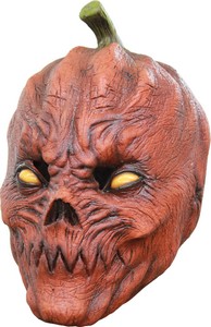 Masque 3/4 citrouille homme