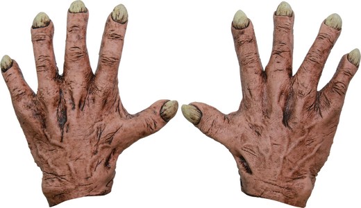 Mains de monstre homme