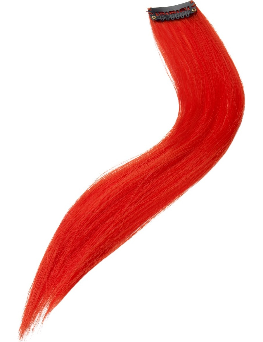 Lot 2 mèches cheveux rouges