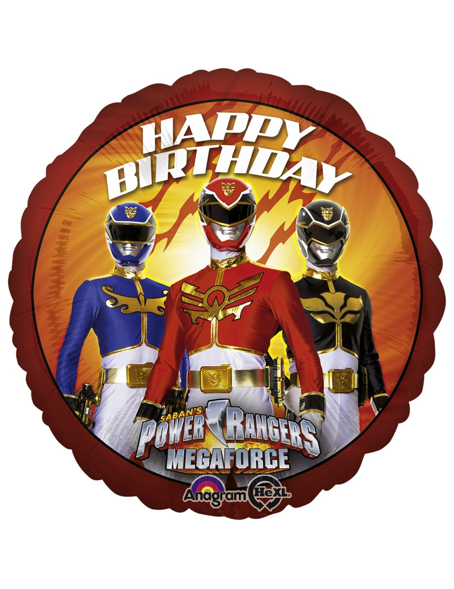 Ballon Aluminium Power Rangers