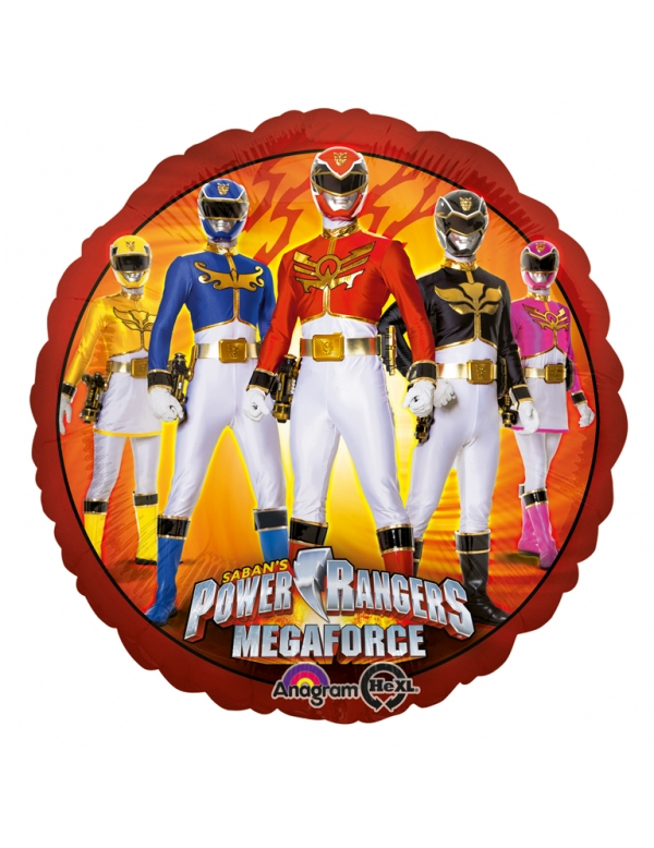 Ballon aluminium Power Rangers 43 cm