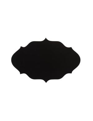 6 étiquettes noires adhésives façon ardoise