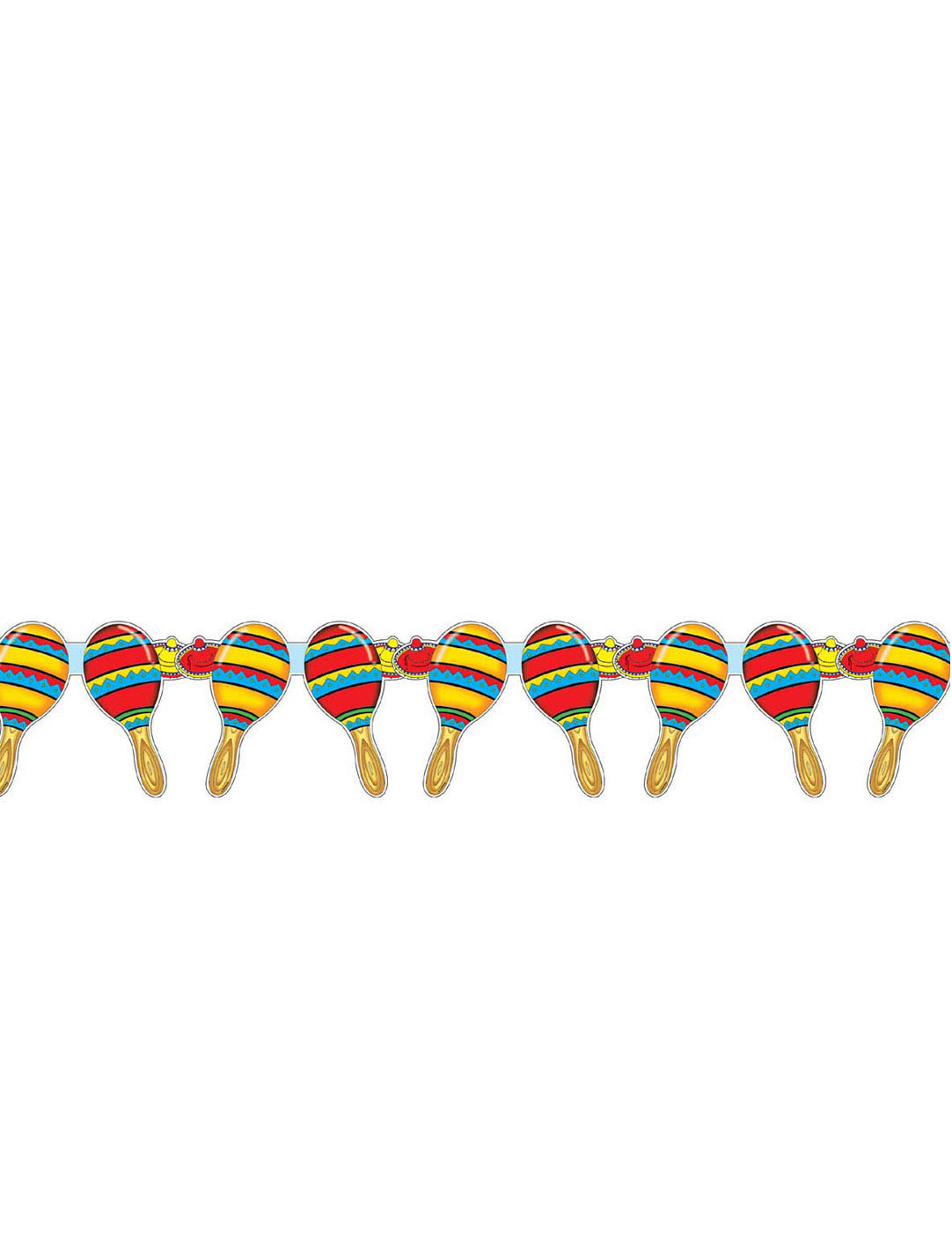 Guirlande maracas mexique 3 mètres