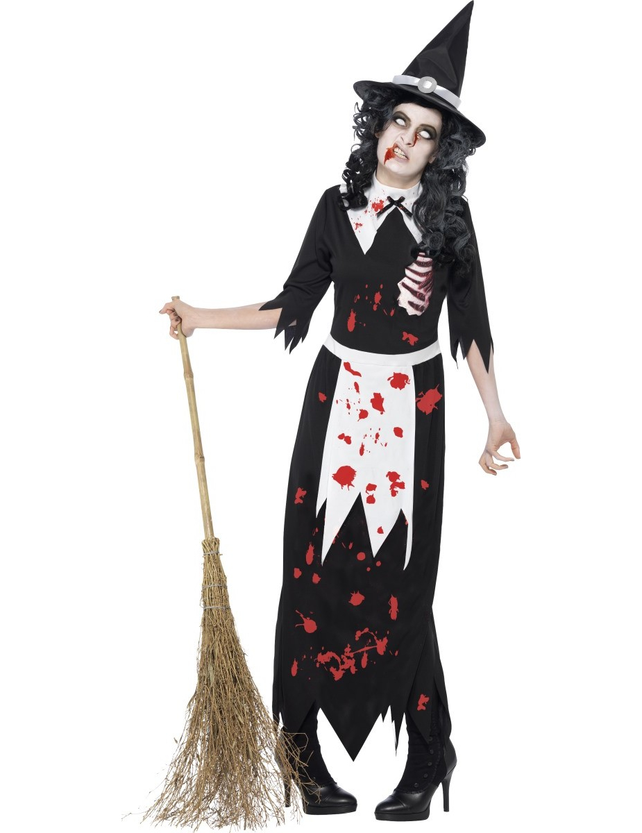 Déguisement zombie sorcière femme Halloween