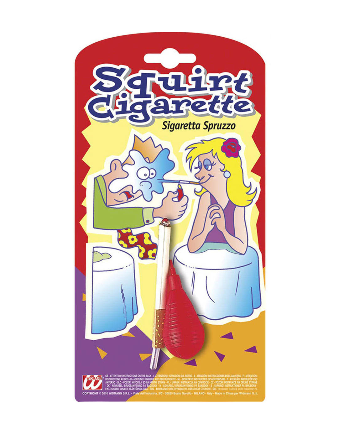 Fausse cigarette lance eau
