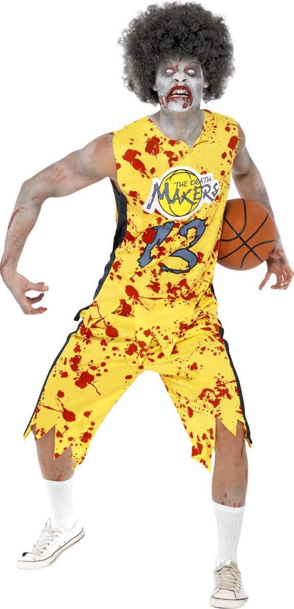 Déguisement zombie basketteur homme Halloween