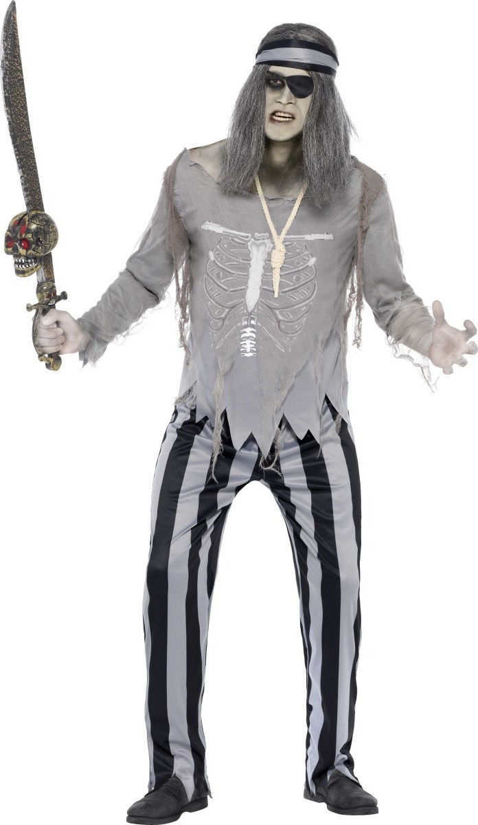 Déguisement fantôme pirate homme Halloween